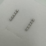 Line CZ Earrings