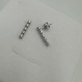 Line CZ Earrings