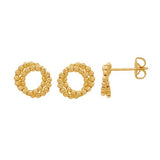 Gold-Filled Double Rounds Post Earrings