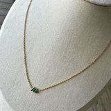 Green Nuggets Necklace